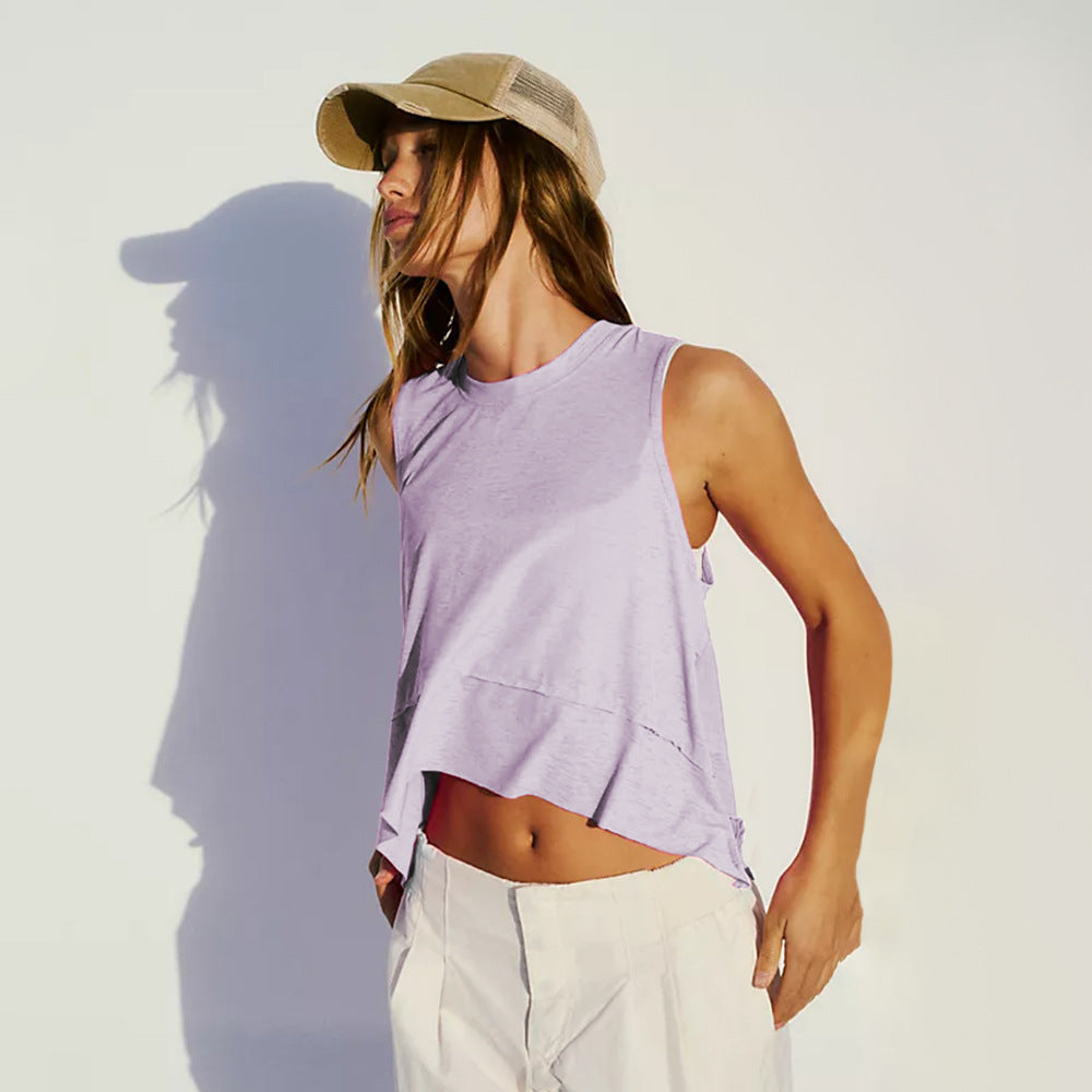 Ermeløs sports-tee — bilde 3