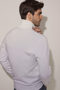 Turtleneck-genser — Hvit